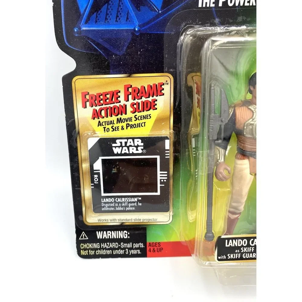 Vtg Sealed Star Wars Power of Force Freeze Frame Lando Calrissian as Skiff Guard
